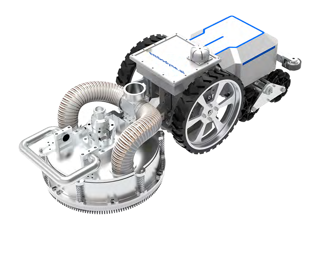embodyne.ai Flat-Bottom UHP Hydroblasting Crawler M-03 PRO