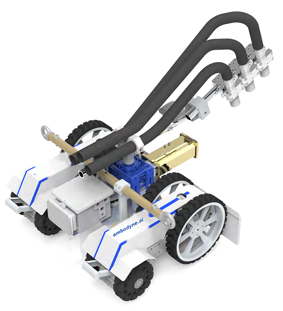 embodyne.ai Swing-Arm Sandblasting Crawler M-04