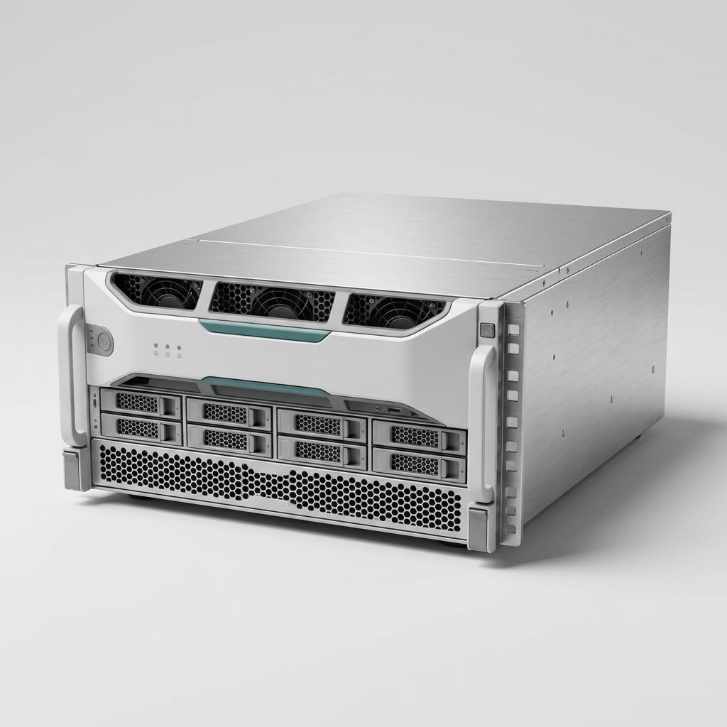 خادم تدريب AI بـ 8 وحدات GPU (4U)