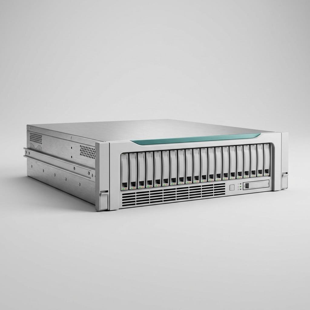 Illustratives Produkt-Rendering von All-Flash-Speicherknoten (2U)