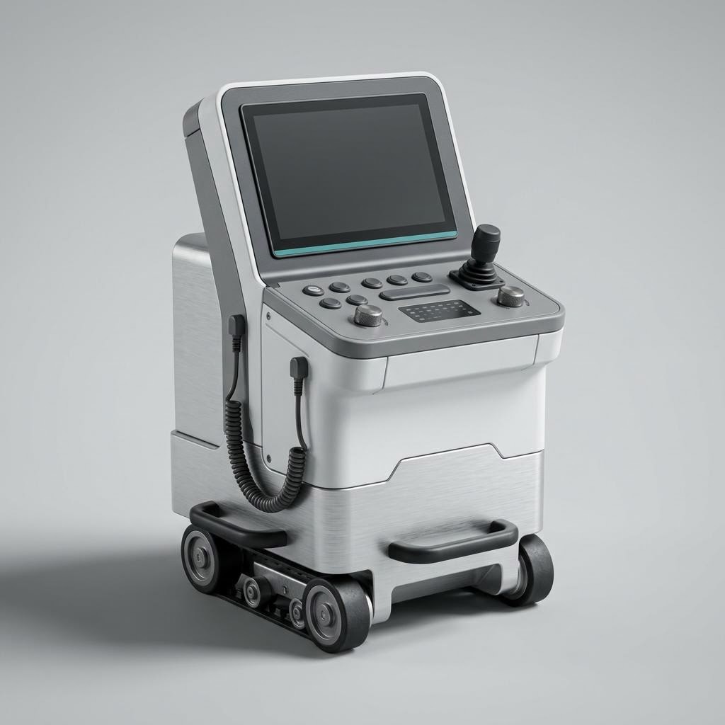 Illustratives Produkt-Rendering von Magnetische Kletterroboter-Inspektionsplattformen