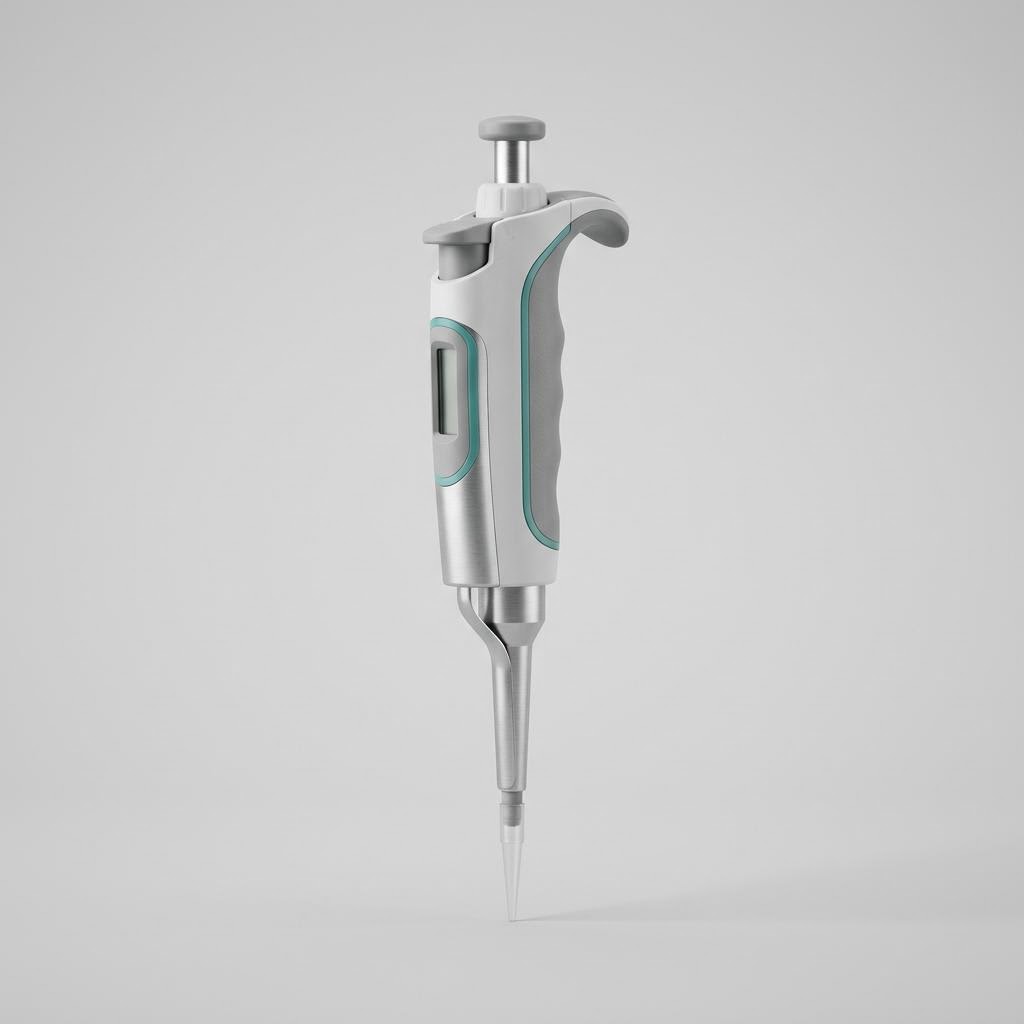 Illustratives Produkt-Rendering von Elektronische Pipette