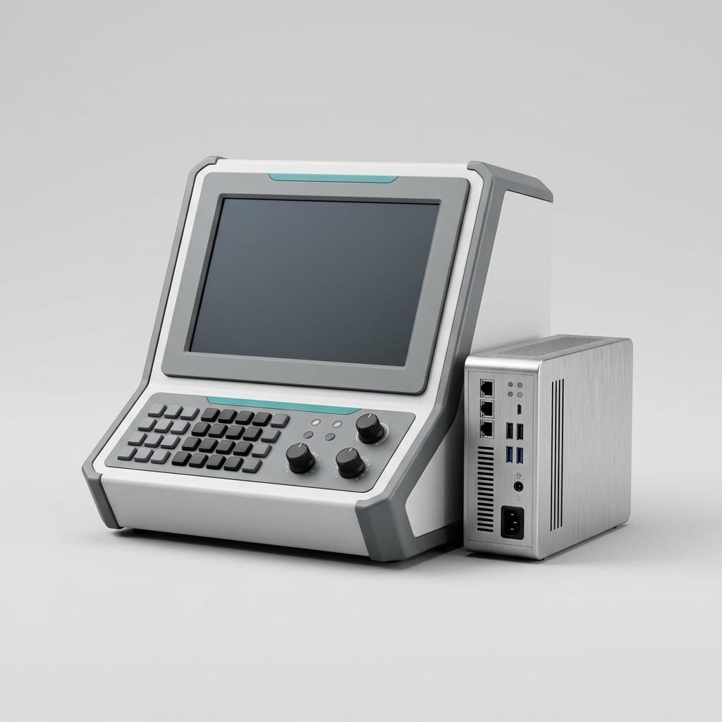 Illustratives Produkt-Rendering von Industrielle IoT- & Cloud-Plattform