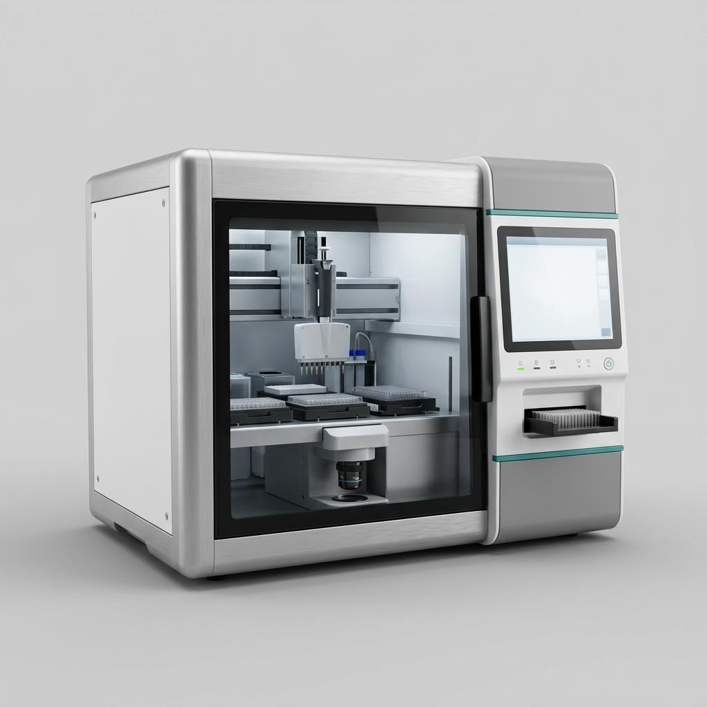 Illustratives Produkt-Rendering von Life Sciences & Chemie