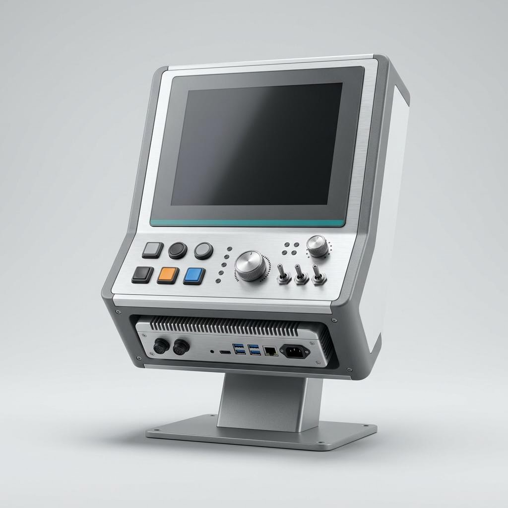 Illustratives Produkt-Rendering von Manufacturing Execution System (MES)
